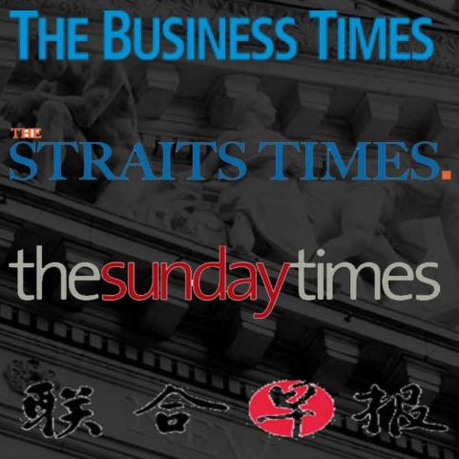 Singapore press titles featuring coverage